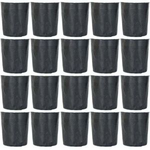 100Pcs Pots de P&eacute;pini&egrave;re en Plastique Pot de D&eacute;part D&eacute;gradable Jardin Fleur , XU,Nutrition Pot Outil de Jardin pour Plantes Succulentes Boutures