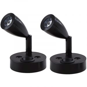 2 Pi&egrave;ces Lampes de Lecture Spot LED 12V Interrupteur r&eacute;glable Lampe de Chevet Murale lumi&egrave;re int&eacute;rieure Camping-Car 6000K Blanche pour Camping-Car