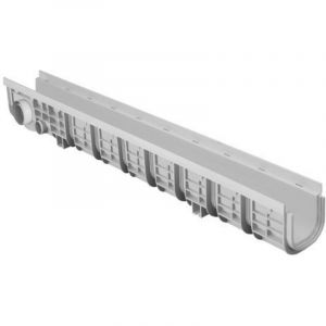 First Plast - Caniveau en polypropyl&egrave;ne S&eacute;rie 130XL - 130 x 1000 mm - hauteur 200 mm