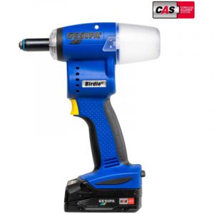 Riveteuse sans fil Gesipa Birdie avec 2x batterie 2,0 Ah et 1x chargeur, dans carton