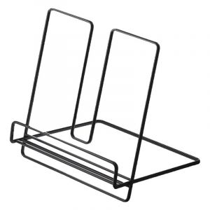 Support de Livre Pliable en Métal, Livre Stand pour Livre de Cuisine Portable, Multifonction Support de Lecture en Métal, Porte-Livre Chevalet en