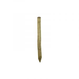 Ferramenta1.com - Poteau rond pointu en bois de pin impre'gne' 10x300 cm poteau pour cloture exte'rieure