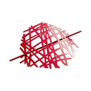 Embrasse de Rideau Broche 'Pharos' 17cm Rouge