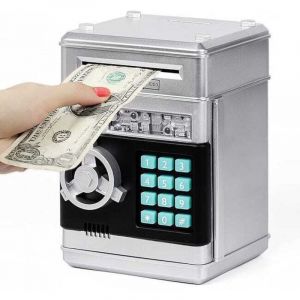 Tirelire Electronique ATM Coffre-Fort avec Code pour Enfants，Argent