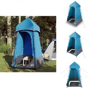 Tente de toilette bleu imperméable - Tente De Toilette - Tente De Camping - Tente Imperméable - Tente Extérieure - Abri Extérieur