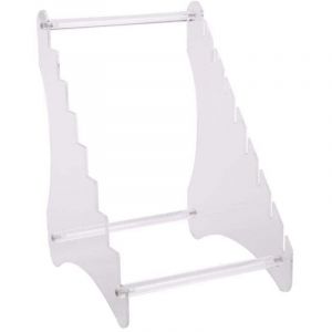 Pr&eacute;sentoir &agrave; Couteaux en Acrylique Huit Couches Porte-Couteau de Poche Survie Chasse