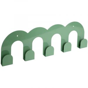 Pat&egrave;re Murale 5 Crochets "Callista" 50cm Vert