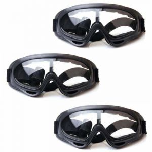 3Pack Lunettes de Sécurité pour Enfants,jeux de plein air pour enfants Lunettes de protection pour Nerf N-Strike Pistolet Elite Jeu de pistolet
