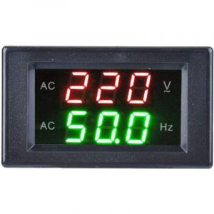 Fr&eacute;quencem&egrave;tre de tension, Voltm&egrave;tre AC num&eacute;rique &agrave; double affichage Fr&eacute;quencem&egrave;tre G&eacute;n&eacute;rateur Compteur de fr&eacute;quence Voltm&egrave;tre AC num&eacute;rique,