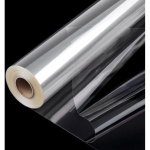 Rouleau de Papier Transparent Emballage (86 cm x 45 m) &ndash; 3 mil &eacute;pais Emballage Cellophane, Grand Rouleau de Papier Cadeau Transparent pour