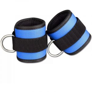 2PCS Sangles de Chevilles pour Musculation, Anneau d Réglable Fitness Sangle de Poignet Cheville avec Pignets Durables pour Abdominaux, Jambes et