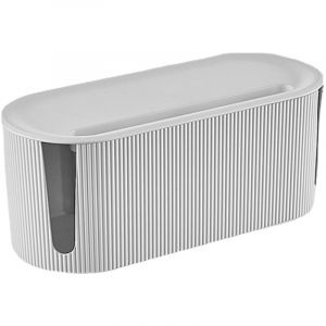Feiyue - Etereauty Box Gestion des câbles Organisateur de câbles Conteneur de prises de courant Bacs de chargement Cache-câbles Ligne Bureau Plastique