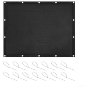 Tapis de protection thermique pour mur derri&egrave;re la grille, bouclier thermique ignifuge imperm&eacute;able pour balcon, cl&ocirc;ture d'intimit&eacute;, bouclier