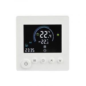 Chauffe-eau 3A Thermostat intelligent programmable AC 90V-240V Écran tactile couleur LCD intelligent pour la maison, le bureau, les centres