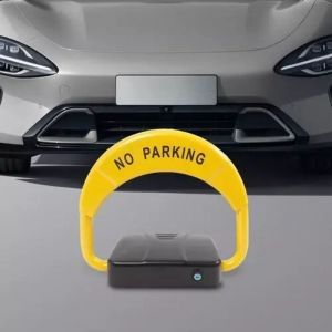 Barriere de Parking Rabattable, Verrou de Stationnement automatique avec Telecommande Distance 30m, IPX6, Proteger Espace Prive, Commercial