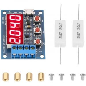 TONYSA Testeur de d&eacute;charge de capacit&eacute; de batterie 1.2-12V, testeur micro USB 18650 Li-ion, capacit&eacute; de contr&ocirc;le de tension