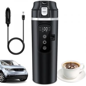 Tasse D'eau Chauff&eacute;e Pour V&eacute;hicule 24V/12V 500ml Bouilloire &Eacute;lectrique Pour Voiture, Bouilloire &Eacute;lectrique De Voyage Bouilloire de Voyage de Voiture