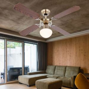 Etc-shop - Ventilateur de plafond led avec interrupteur à tirette Lampe de ventilateur plafond 3 niveaux Ventilateur plafonnier, marche