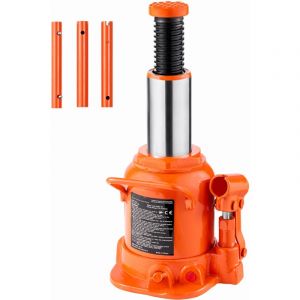 Mophorn - Cric hydraulique pour bouteille, 20 tonnes/44092 lb, cric soudé avec plage de levage de 6,69' à 12,6' et poignée en 3 sections, pour