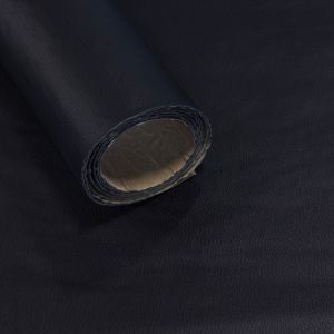 Vivol - Adhésif cuir pu - Réparation cuir / revêtement mural - Noir - 140 cm - Par mètre linéaire