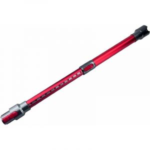 Tube Télescopique compatible pour Dyson V11 V10 V8 V7 Tube Rallonge en Aluminium Baguette Extensible 45 cm - 70 cm (rouge)