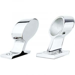 25MM Support Avant de Main Courante de Pont de Bateau, Raccord de Main Courante de Bateau en Acier Inoxydable Accessoires de Quincaillerie de Support