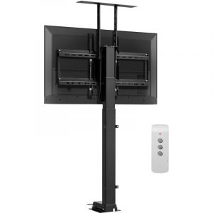 Mophorn - Support tv motorisé, capacité de charge de 54,4 kg, support tv vertical électrique avec télécommande, support motorisé avec vesa max. 61 x