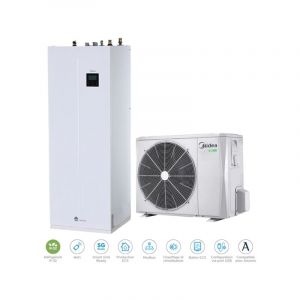 Midea - Ensemble Pompe à chaleur Air / Eau - m-theri a 10 l 10kW / ecs 190L - MIDMTHERIA10190