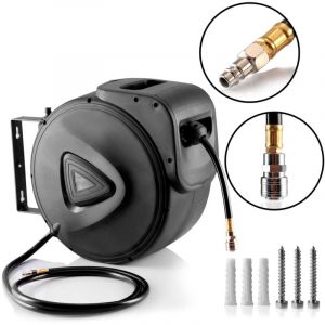 STAHLWERK Enrouleur de tuyau pneumatique Enrouleur automatique 30m 18 Bar