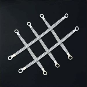 Bande de Mise &agrave; la Masse, Cuivre Tress&eacute; Sangle De Terre De Cuivre Plat Tress&eacute;, Moteur Bande de Mse &agrave; la Masse en Cuivre, Bande de Mise &agrave; la Terre