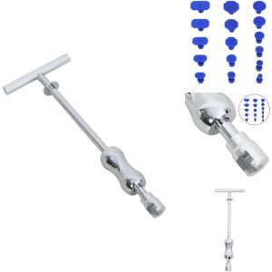 Kit de d&eacute;bosselage pour d&eacute;bosselage sans peinture 19 pcs - D&eacute;bosselage Auto - Kit D&eacute;bosselage - Outil D&eacute;bosselage - R&eacute;parateur De Carrosserie