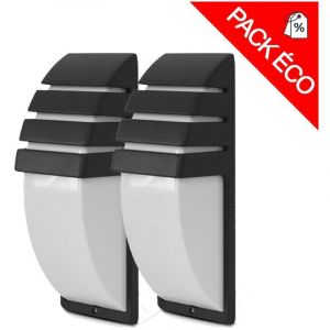 Lot de 2 appliques demi lune BACCHUS - 1 x E27 / applique Miidex Lighting®