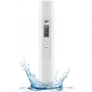 Testeur PH M&egrave;tre &Eacute;lectronique, Plage de Mesure de 0 &agrave; 14 pH, Testeur pH Piscine de Haute Pr&eacute;cision, pH Metre pour Piscine, Aquarium, Eau Potable