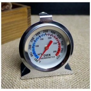 SNQ - Thermom&egrave;tre de Four 50-300&deg;C/100-600&deg;F, Four Grill Fry Chef Fumeur Thermom&egrave;tre &agrave; Lecture Instantan&eacute;e Thermom&egrave;tre en Acier Inoxydable Cuisine