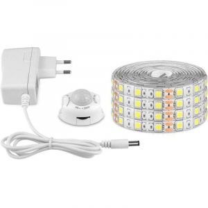 YMYNY Ruban Led Avec D&eacute;tecteur De Mouvements, Bande Led Flexible Autocollante,&Eacute;tanche IP65 Avec Alimentation 12V Barre Lumineuse Pour Chambres,