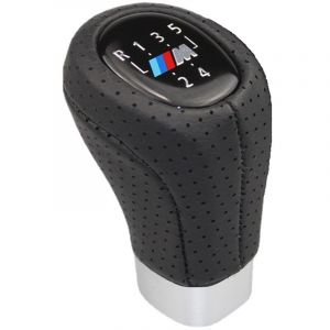 5 Vitesses Pommeau de Levier de Vitesse pour BMW E34 E36 E38 E39 E46 E53 E60 E61 E63 E64 E83 E90 E91 E92 E93 Levier de Vitesses Handball Levier de