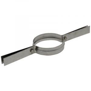 Collier pour tubage inox &Oslash;180 haut de chemin&eacute;e