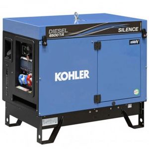 Sdmo &ndash; Groupe &eacute;lectrog&egrave;ne diesel insonoris&eacute; 5,2 kW &ndash; Triphas&eacute; 400V &ndash; D&eacute;marrage &eacute;lectrique &ndash; Autonomie 22,5h &ndash; Poids 215kg &ndash; Moteur Kohler