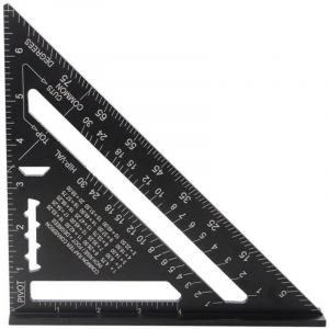 Metric system MULTI FONCTIONS 180 mm Metal Aluminium Regle &Eacute;querre Trusquin Guide Raport Angle 45 90 Degres/Outils de menuisier/Outil de tra&ccedil;age
