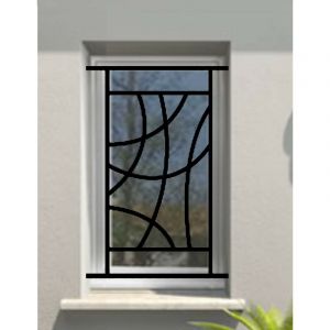 DMS - Grille de Defense Arcade pour Fenetre h= 135 cm x l= 80 cm (c&ocirc;te tableau)