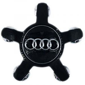 4 Pièces Auto Cache Moyeux Capuchons De Centre pour Audi A3 A4L A5 A6L A8L Q3 Q5, Centre de Jante Capuchons Cache de Roue Centrale Accessoires de