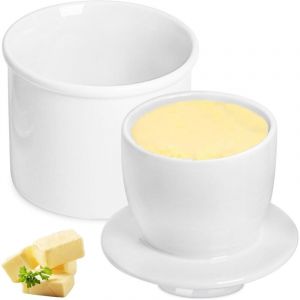 Beurrier Ceramique，Baratte A Beurre，Boite A Beurre，Plat &Agrave; Beurre，French Butter Dish Butter Crock Boite A Beurre Pour Frigo Beurrier Porcelaine