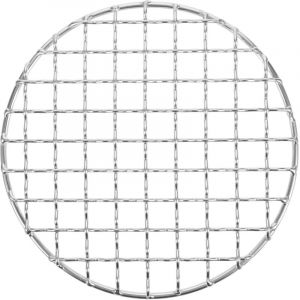 Grille ronde en maille pour barbecue Filet métallique pour viande Poisson Légumes Outil polyvalent pour cuisson à la vapeur Grille de refroidissement