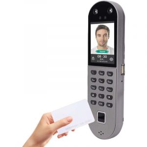 Biom&eacute;trique Pointeuse &agrave; Empreinte Digitale, enregistreur d'enregistrement des employ&eacute;s, reconnaissance de mot de passe/carte d'identit&eacute; avec &eacute;cran
