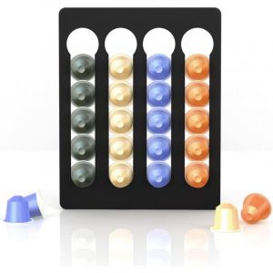 Support mural pour 20 capsules Nespresso - Distributeur de capsules - Support mural sans perçage