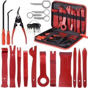 30 pi&egrave;ces outils de garniture outils d&eacute;montage Installation panneau int&eacute;rieur outils de garniture autoradio porte panneau garniture Kit Auto avec