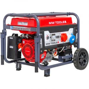 Groupe électrogène essence 11 kW 3x400 V et 230 V - Démarrage électrique et réservoir de 40 l MW Tools BG100ED