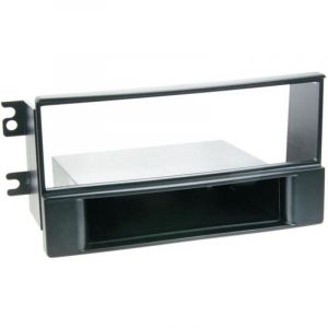 Support autoradio 1DIN compatible avec Kia Sportage ii 08-10 - avec vide poche - Noir