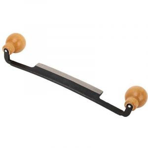 Couteau &agrave; Tirage Droit, Couteau &agrave; Raser &agrave; Double Manche en Bois Antid&eacute;rapant avec Lame en Acier au Tungst&egrave;ne pour le Travail du Bois, Lames de