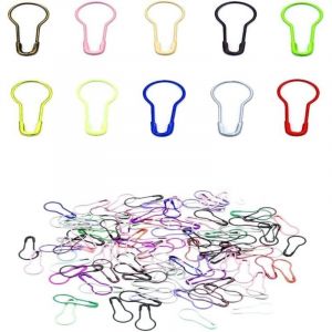 CCYKXA &Eacute;pingles De S&ucirc;ret&eacute; 100 Pcs Gourde &Eacute;pingles Epingle Nourrice M&eacute;tal S&eacute;curit&eacute; Pins Epingle Nourrice pour Travaux de Couture et de Bricolage